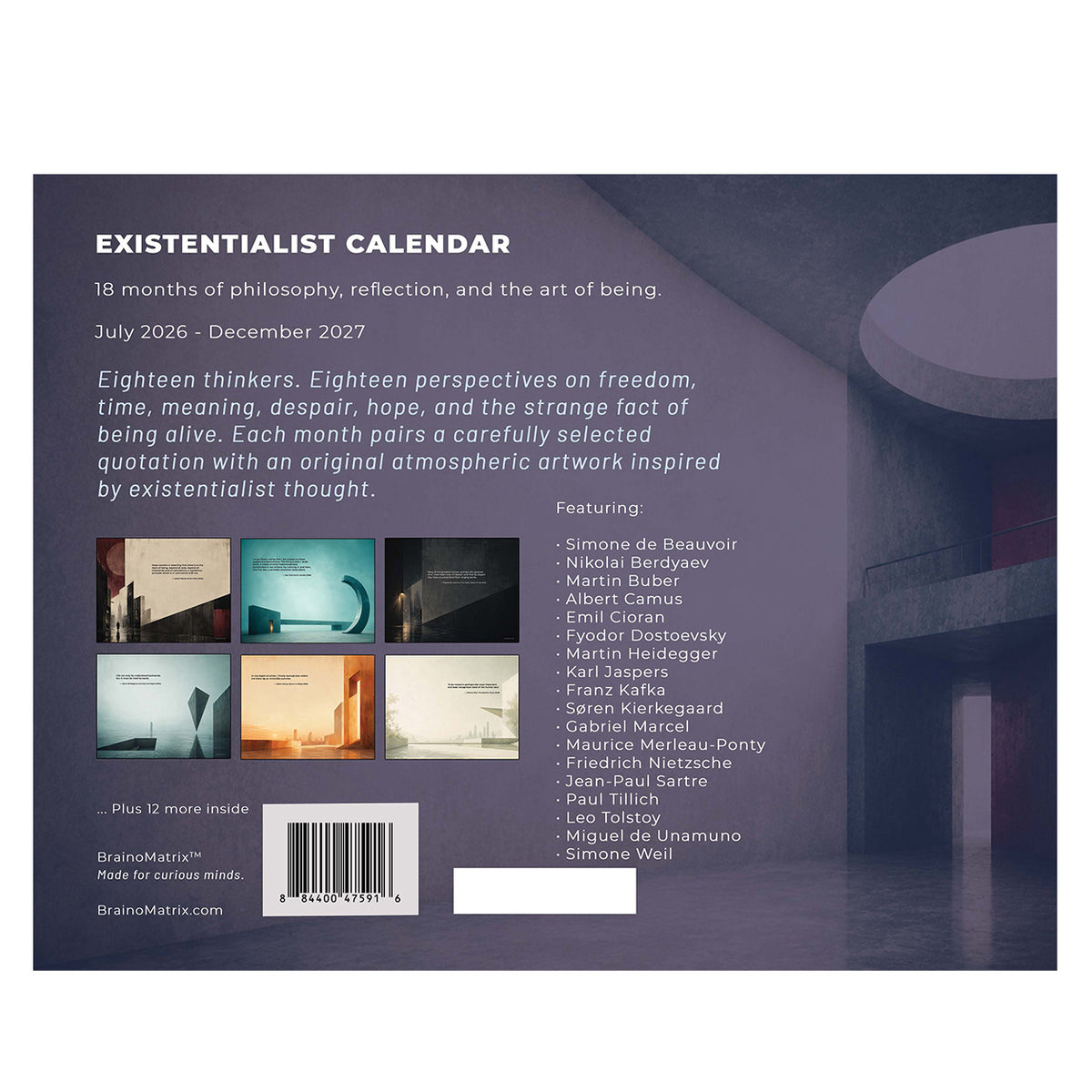 Existentialist Calendar - 2027