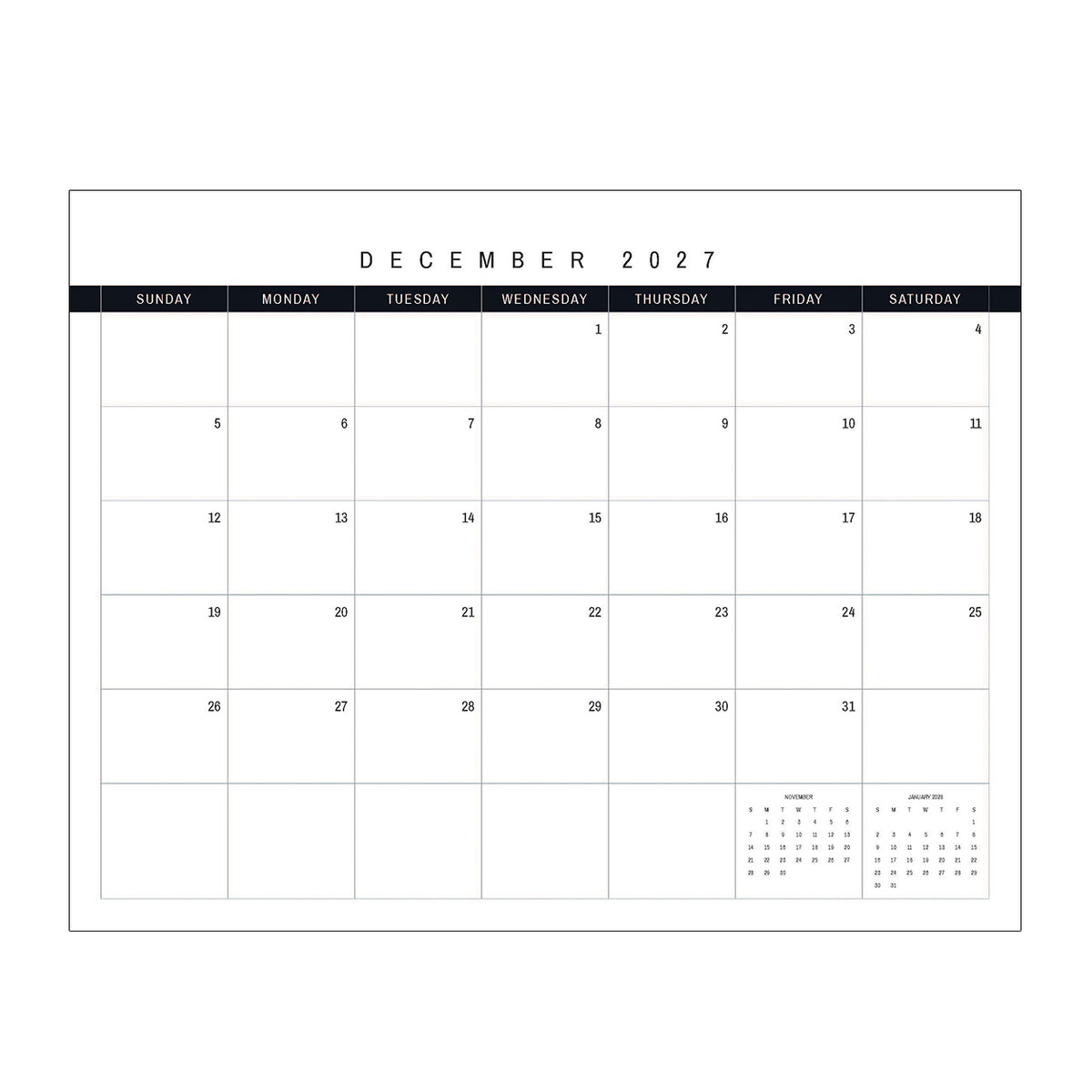 Existentialist Calendar - 2027